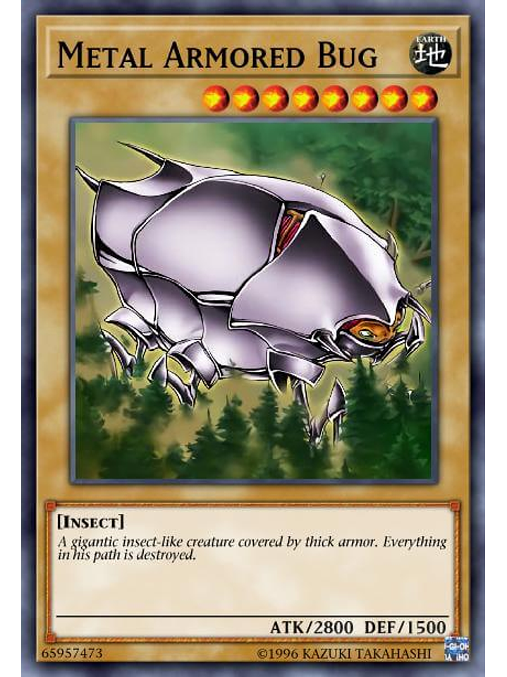 Metal Armored Bug - SBC1-END12 - Common 1st Edition 1
