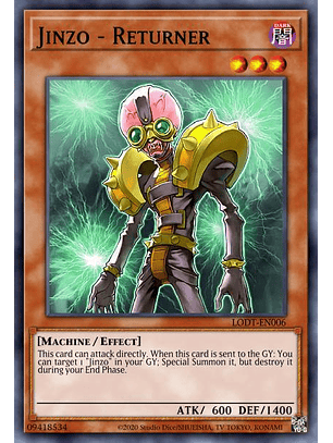 Jinzo - Returner - SBC1-ENE03 - Common 1st Edition