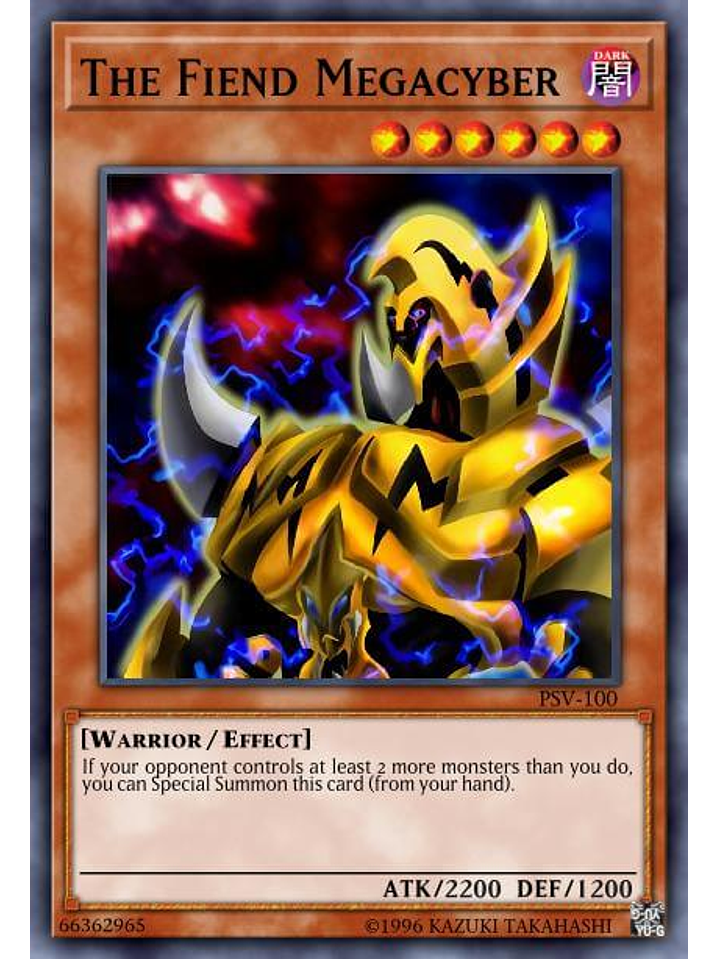 The Fiend Megacyber - SBC1-ENE07 - Common 1st Edition 1