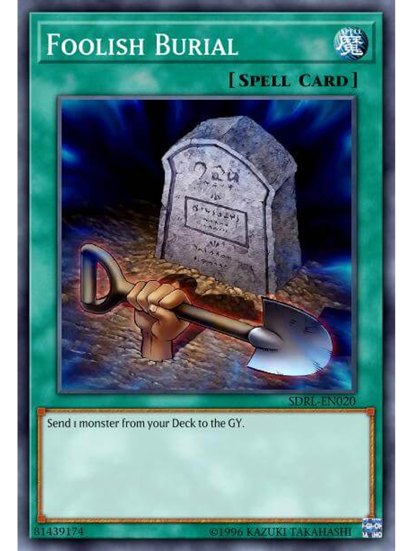 Foolish Burial - SBC1-ENE15 - Common 1st Edition 1