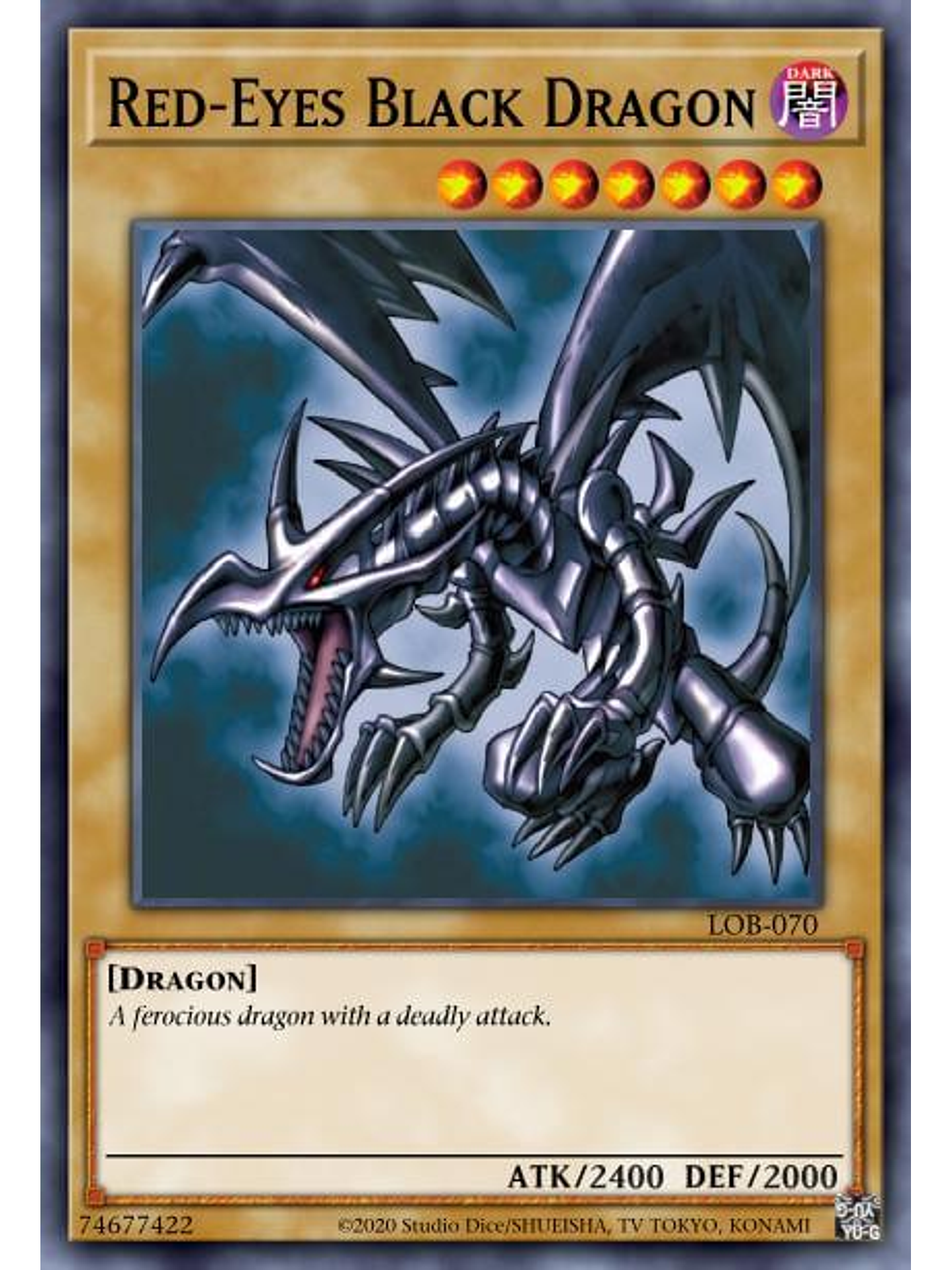 Red-Eyes Black Dragon - SBC1-ENF01 - Common 1st Edition 1