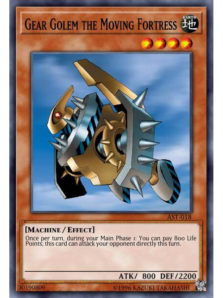 Gear Golem the Moving Fortress - SBC1-ENF02 - Common 1st Edition 1