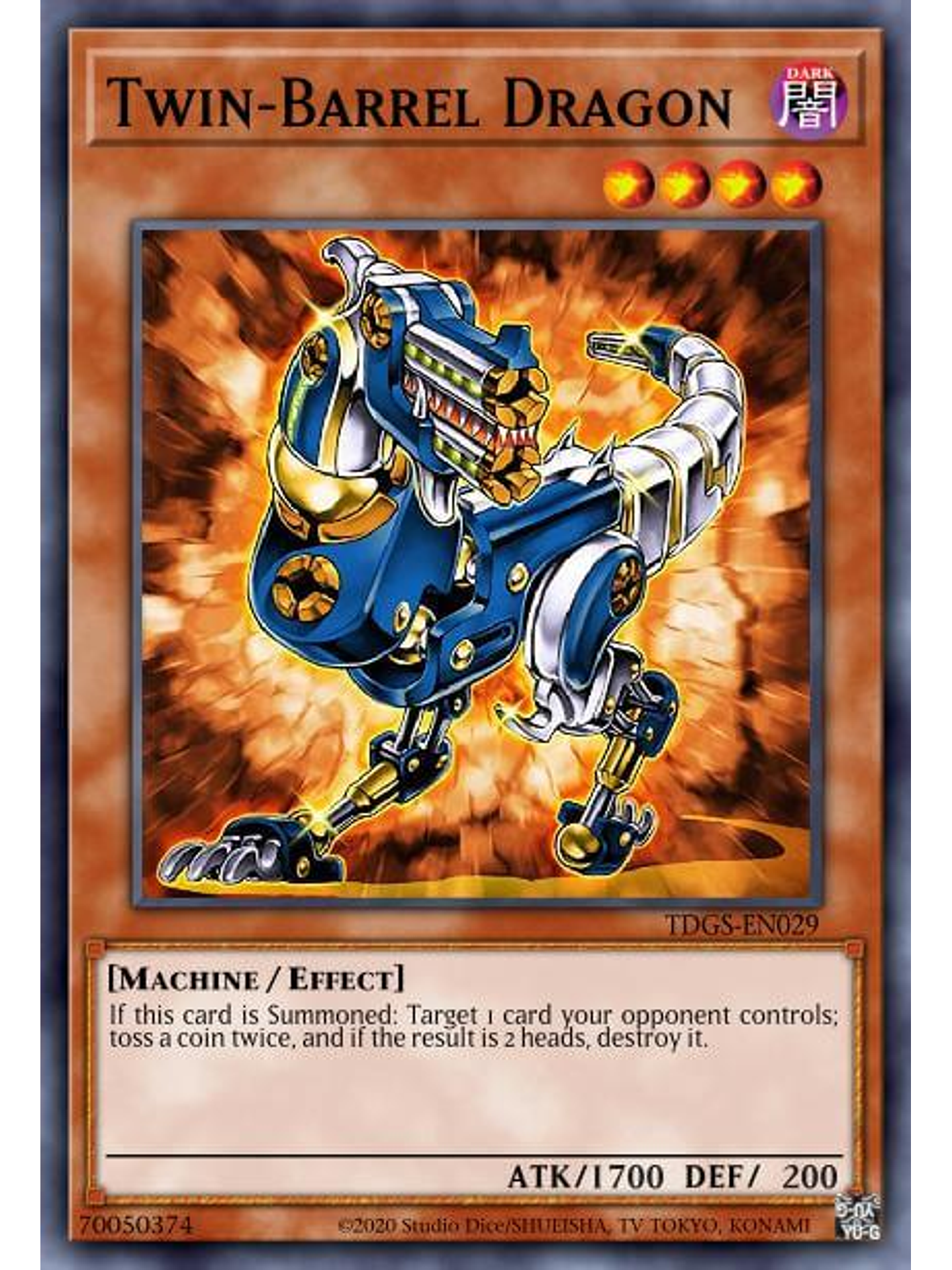 Twin-Barrel Dragon - SBC1-ENF06 - Common 1st Edition 1