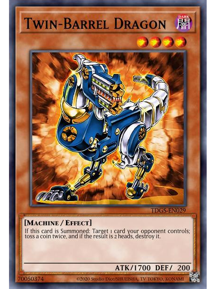 Twin-Barrel Dragon - SBC1-ENF06 - Common 1st Edition 1