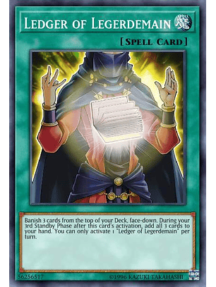 Ledger of Legerdemain - SBC1-ENF11 - Common 1st Edition