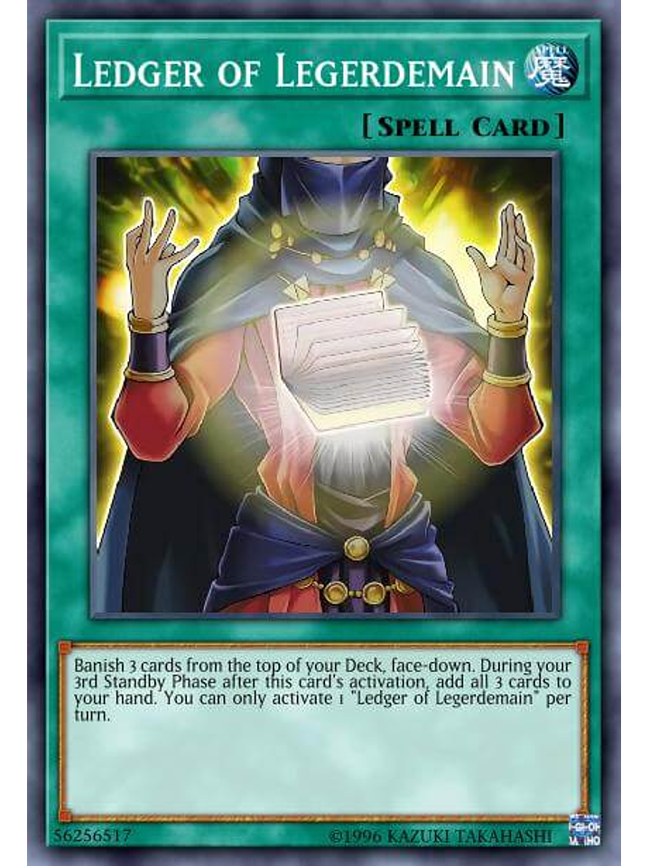 Ledger of Legerdemain - SBC1-ENF11 - Common 1st Edition 1