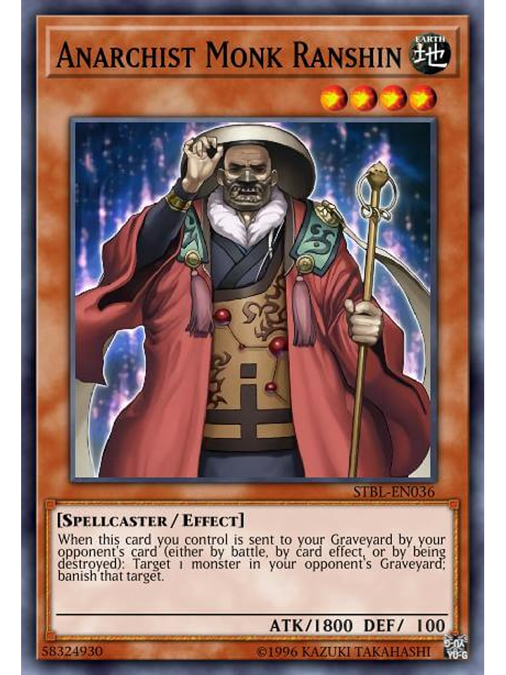 Anarchist Monk Ranshin - SBC1-ENG04 - Common 1st Edition 1