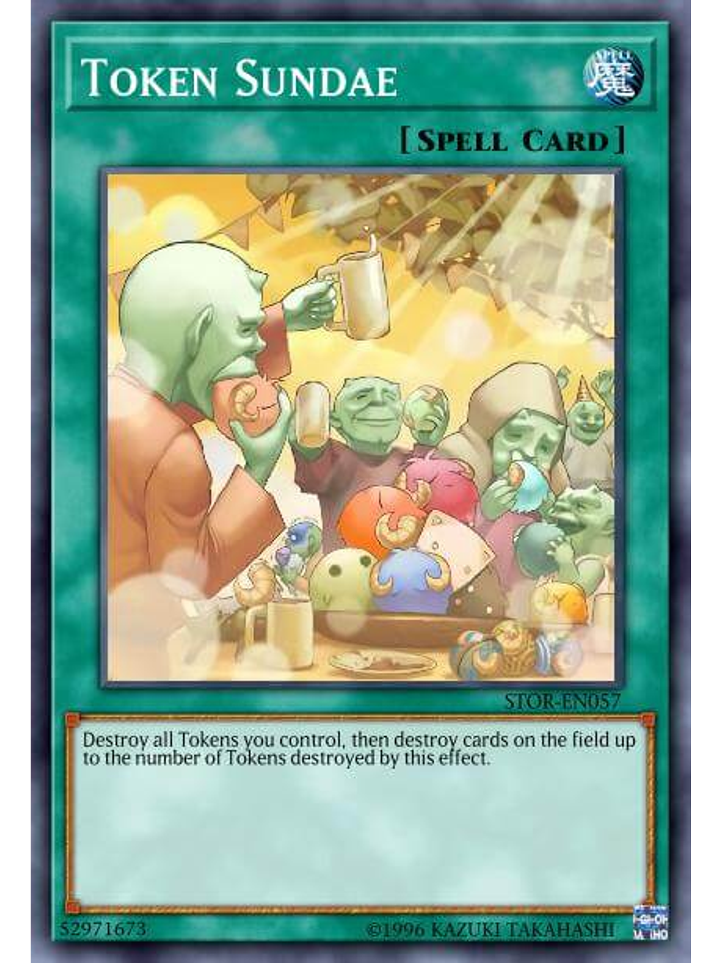 Token Sundae - SBC1-ENH14 - Common 1st Edition 1