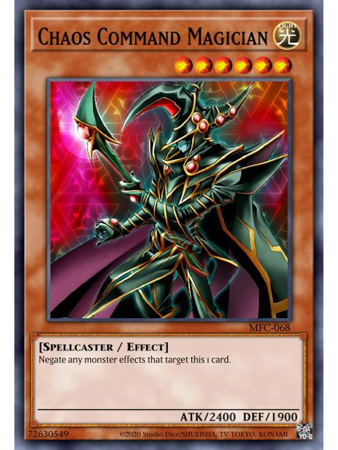 Chaos Command Magician - SBC1-ENI03 - Common 1st Edition 1