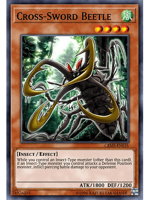 Cross-Sword Beetle - SBC1-ENI04 - Common 1st Edition