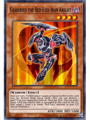 Gearfried the Red-Eyes Iron Knight - SBC1-ENI05 - Common 1st Edition