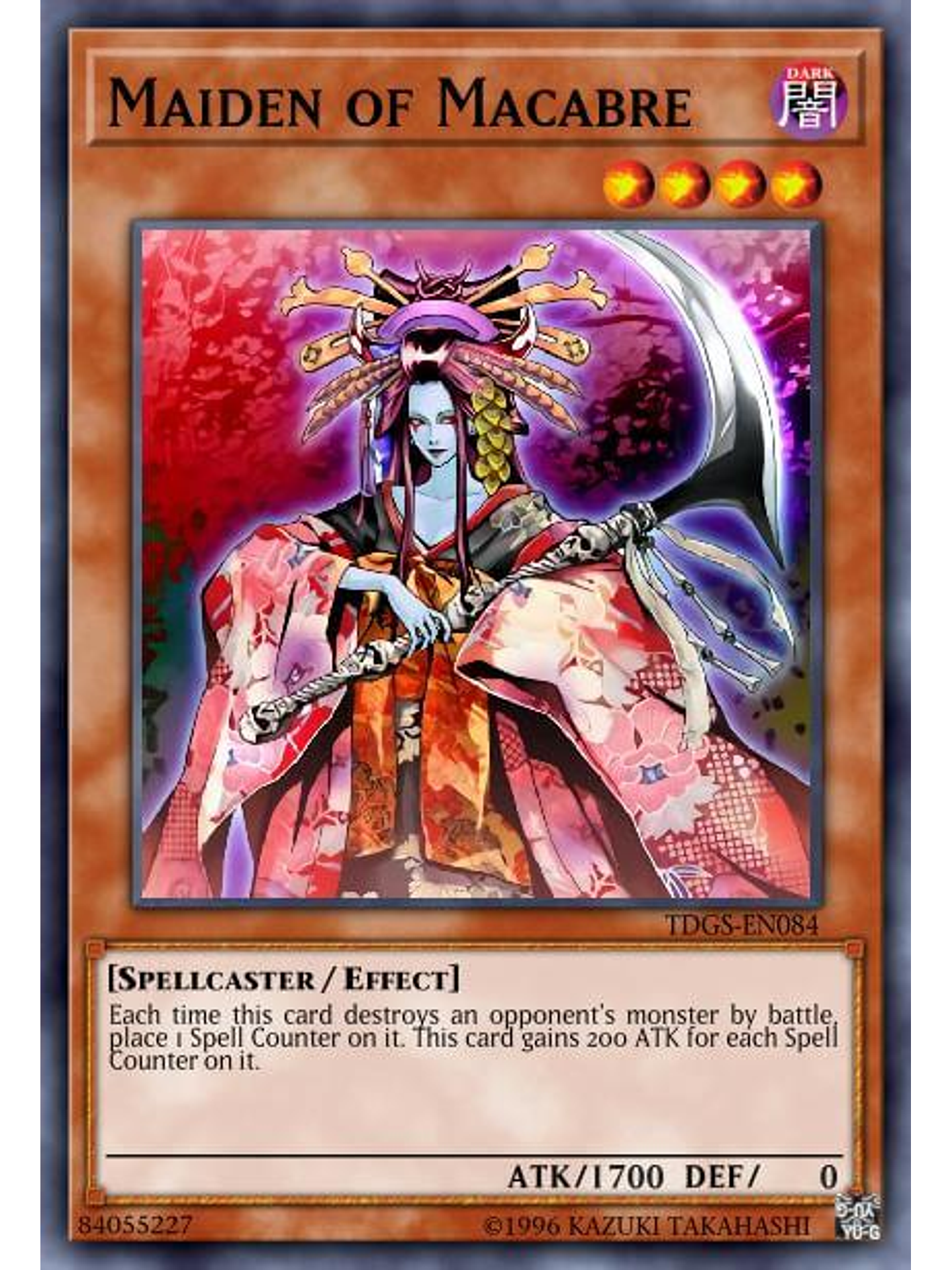 Maiden of Macabre - SBC1-ENI07 - Common 1st Edition 1