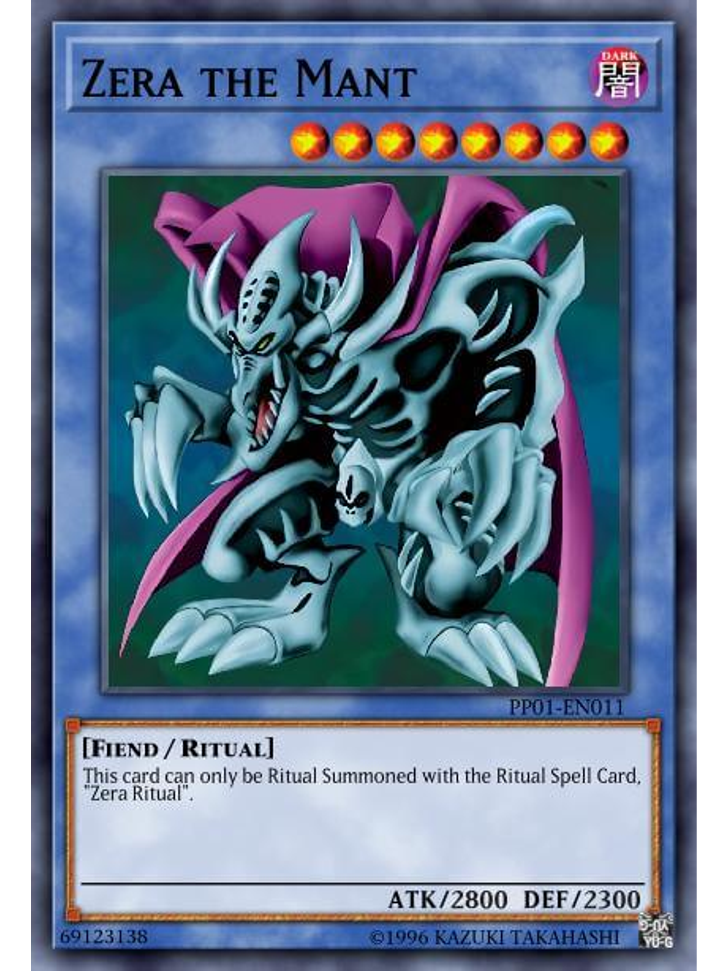 Zera the Mant - SBC1-ENI13 - Common 1st Edition 1