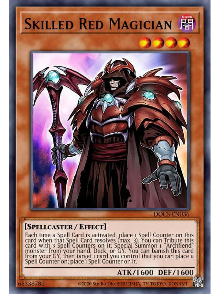 Skilled Red Magician - SBC1-ENI26 - Common 1st Edition 1
