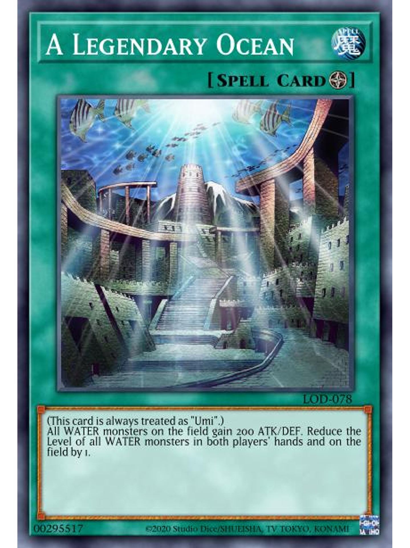 A Legendary Ocean - SBC1-ENI27 - Common 1st Edition 1