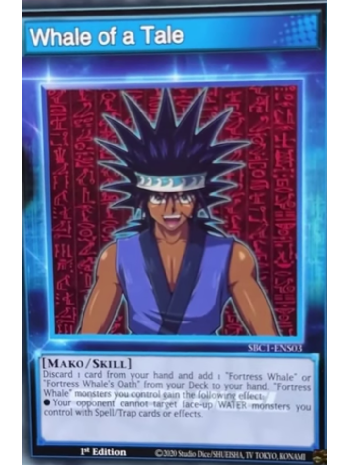 Whale of a Tale - SBC1-ENS03 - Common 1st Edition 1