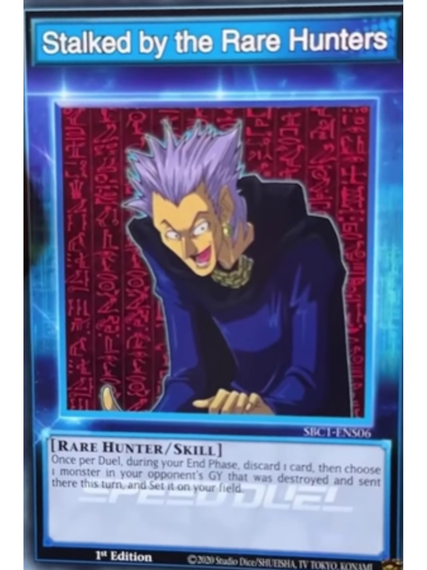 Stalked by the Rare Hunters - SBC1-ENS06 - Common 1st Edition 1