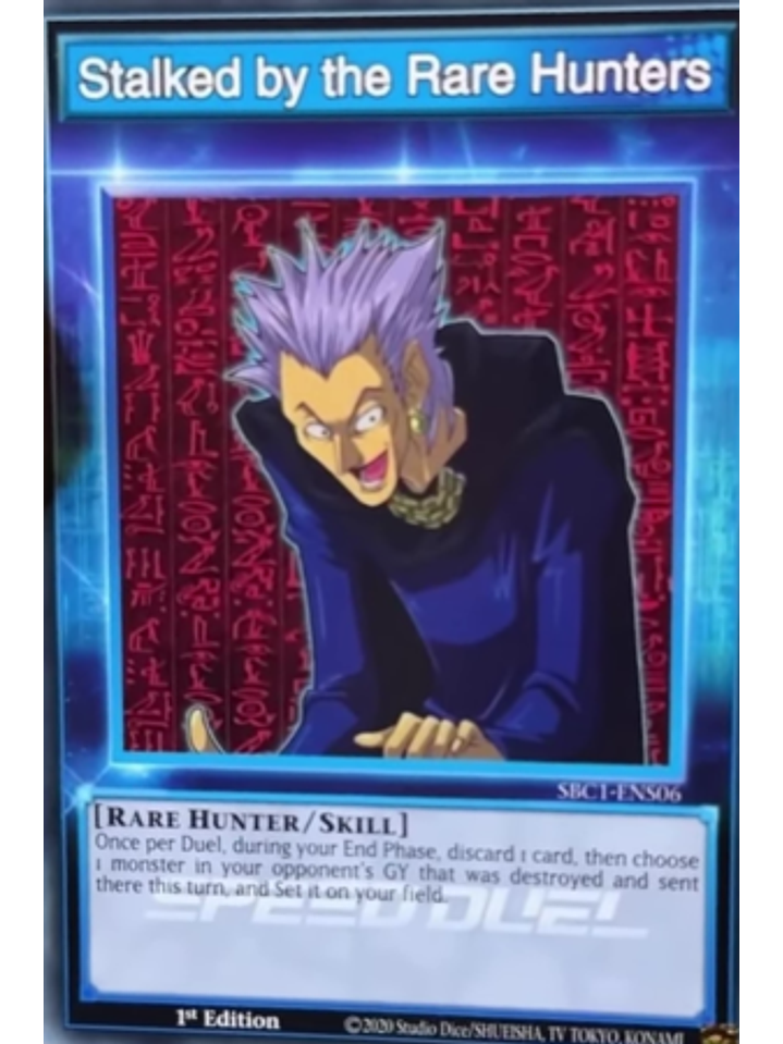 Stalked by the Rare Hunters - SBC1-ENS06 - Common 1st Edition 1