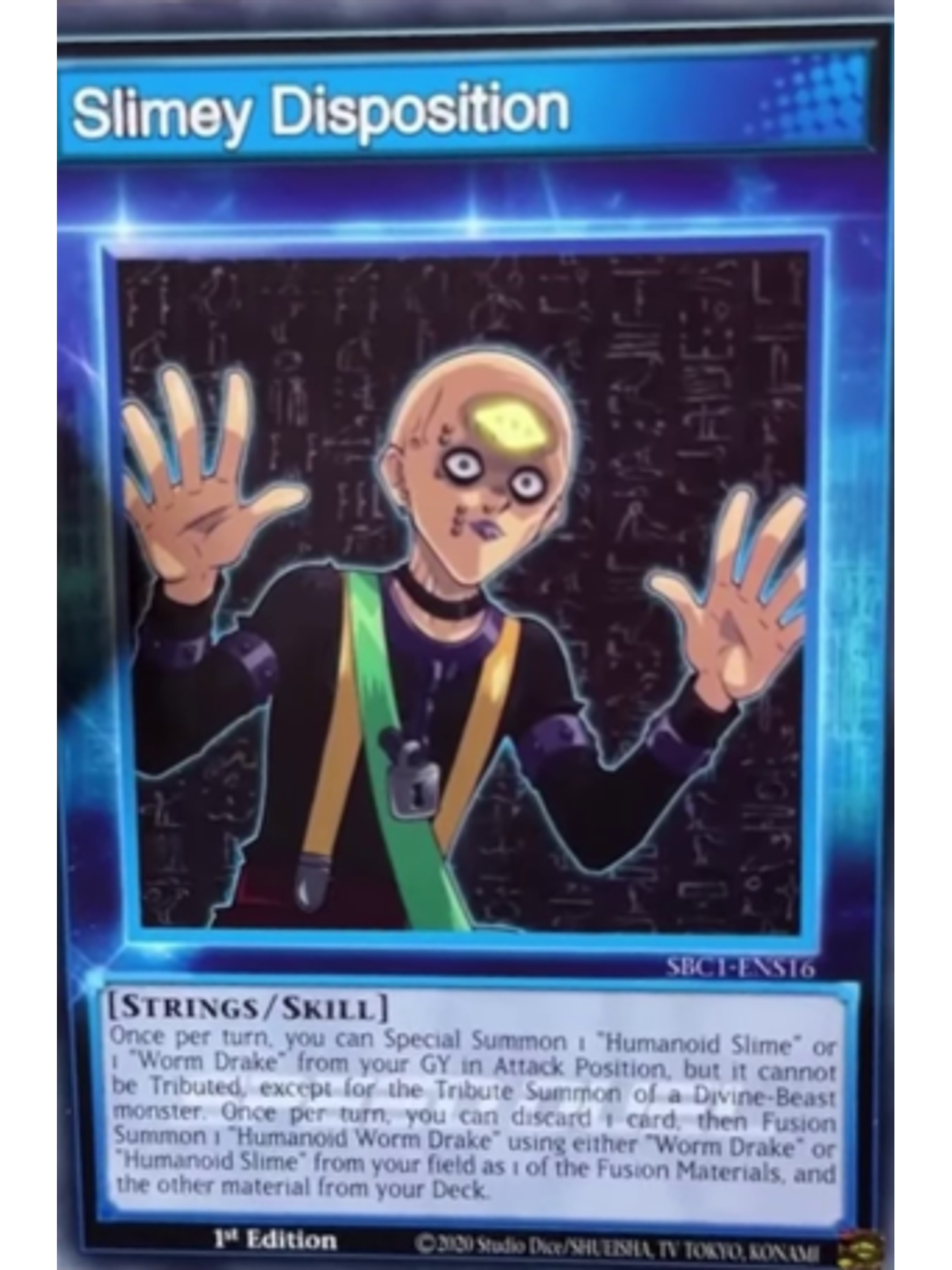 Slimey Disposition - SBC1-ENS16 - Common 1st Edition 1