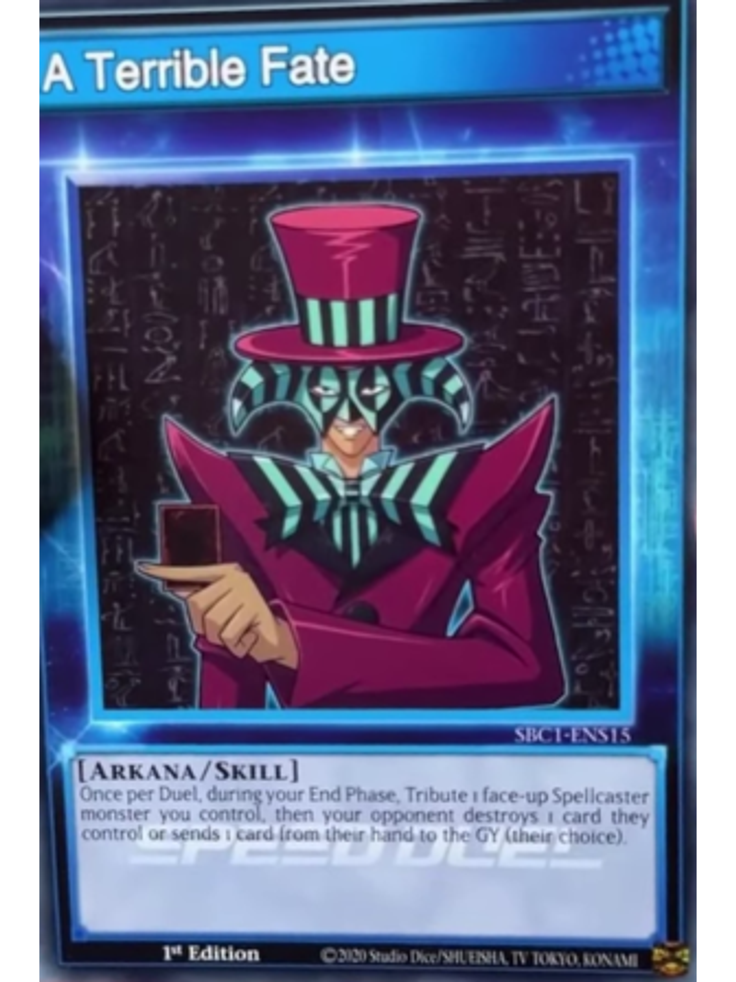 A Terrible Fate - SBC1-ENS15 - Common 1st Edition 1