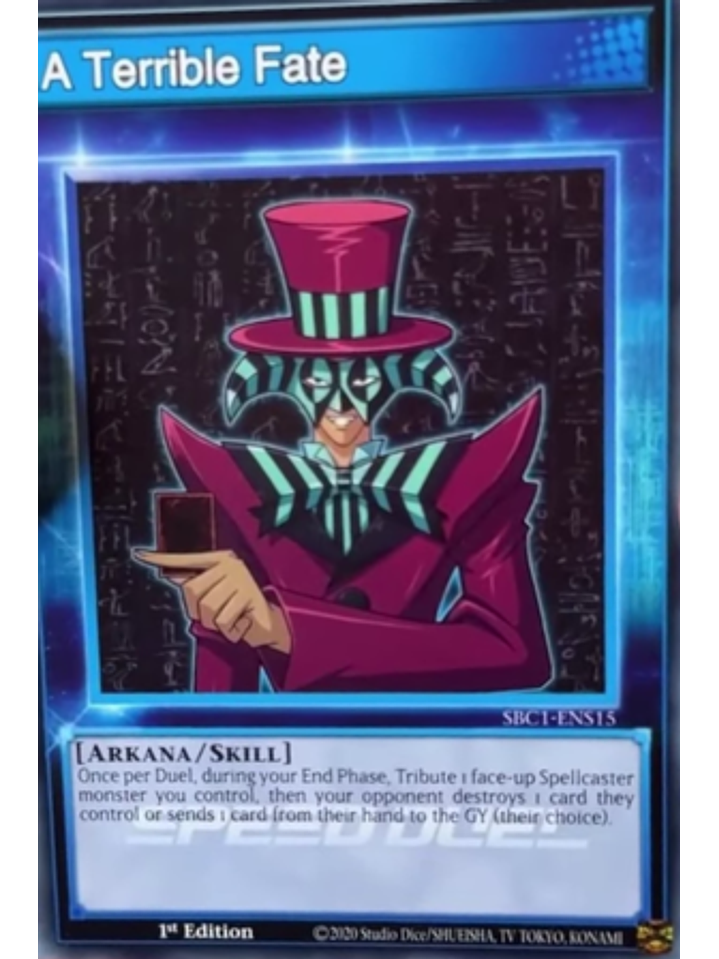 A Terrible Fate - SBC1-ENS15 - Common 1st Edition 1