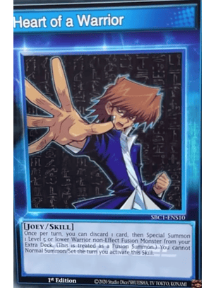 Heart of a Warrior - SBC1-ENS10 - Common 1st Edition