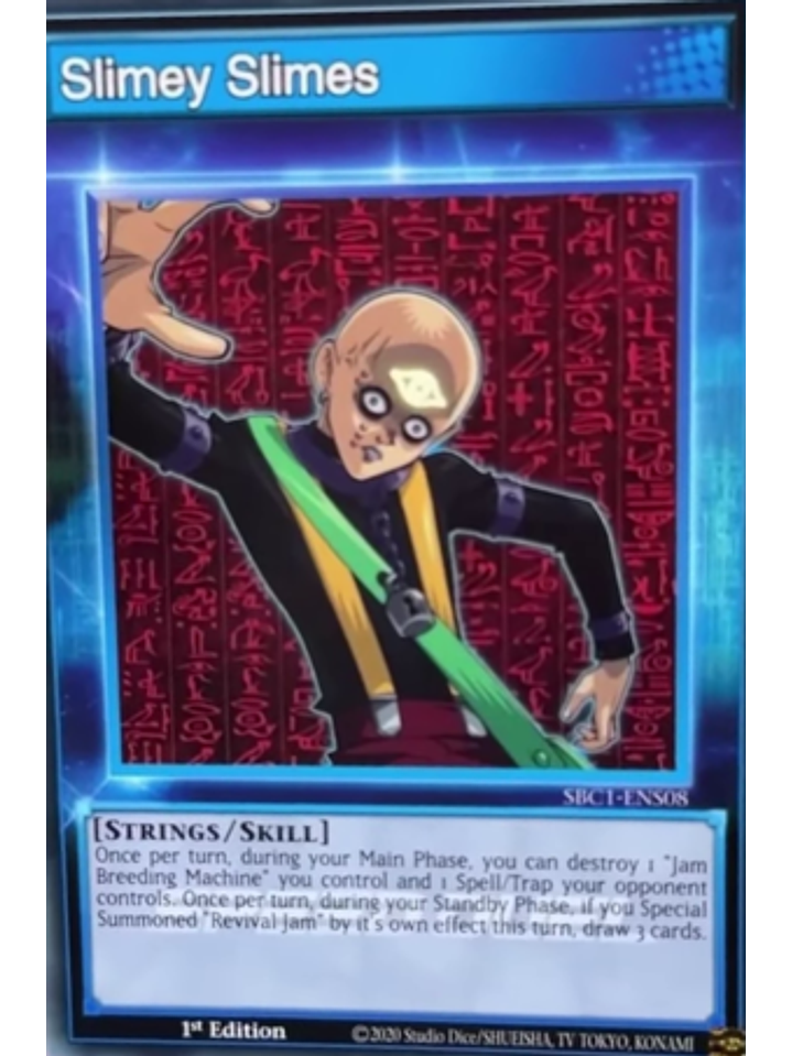 Slimey Slimes - SBC1-ENS08 - Common 1st Edition 1