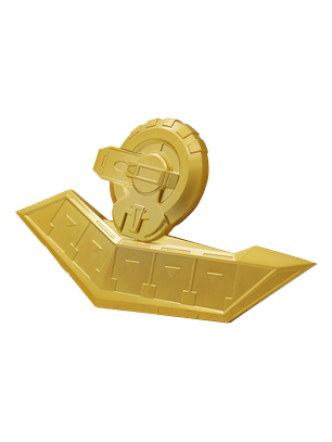 24K Gold Plated Duel Disk Mini Replica