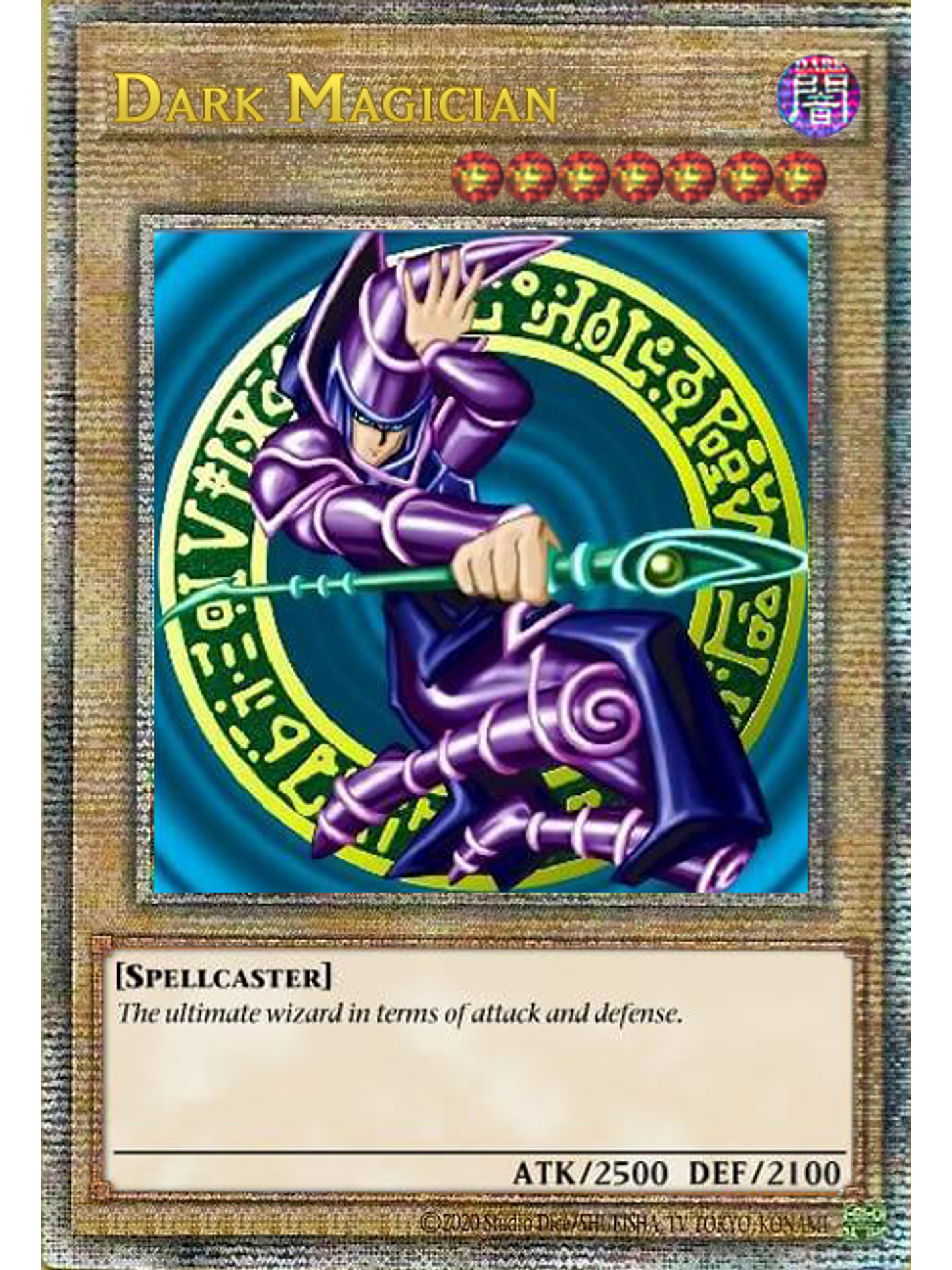 Dark Magician - TN23-EN001 - Quarter Century Secret Rare 1st Edition 1