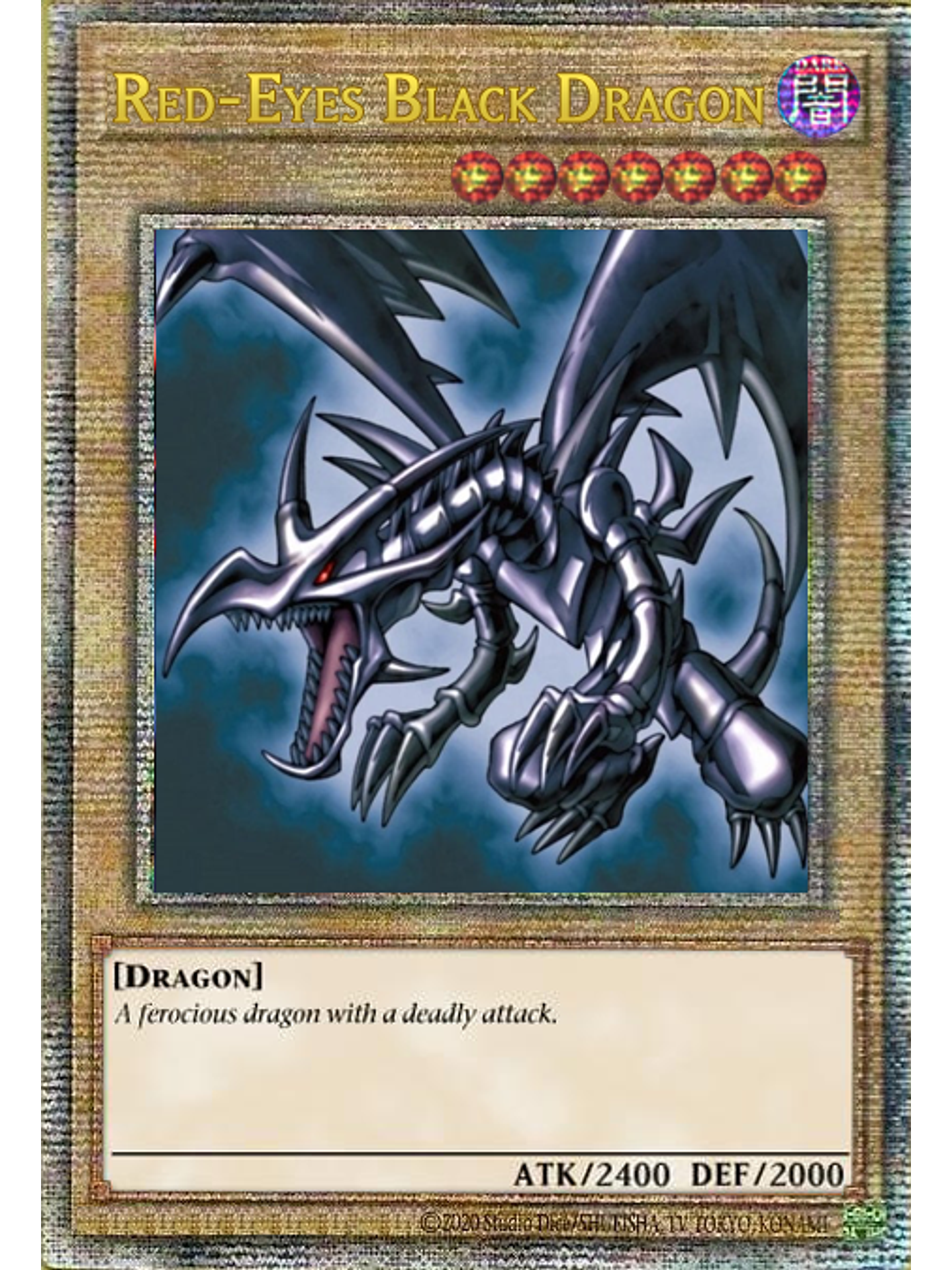 Red-Eyes Black Dragon - TN23-EN003 - Quarter Century Secret Rare 1st Edition 1