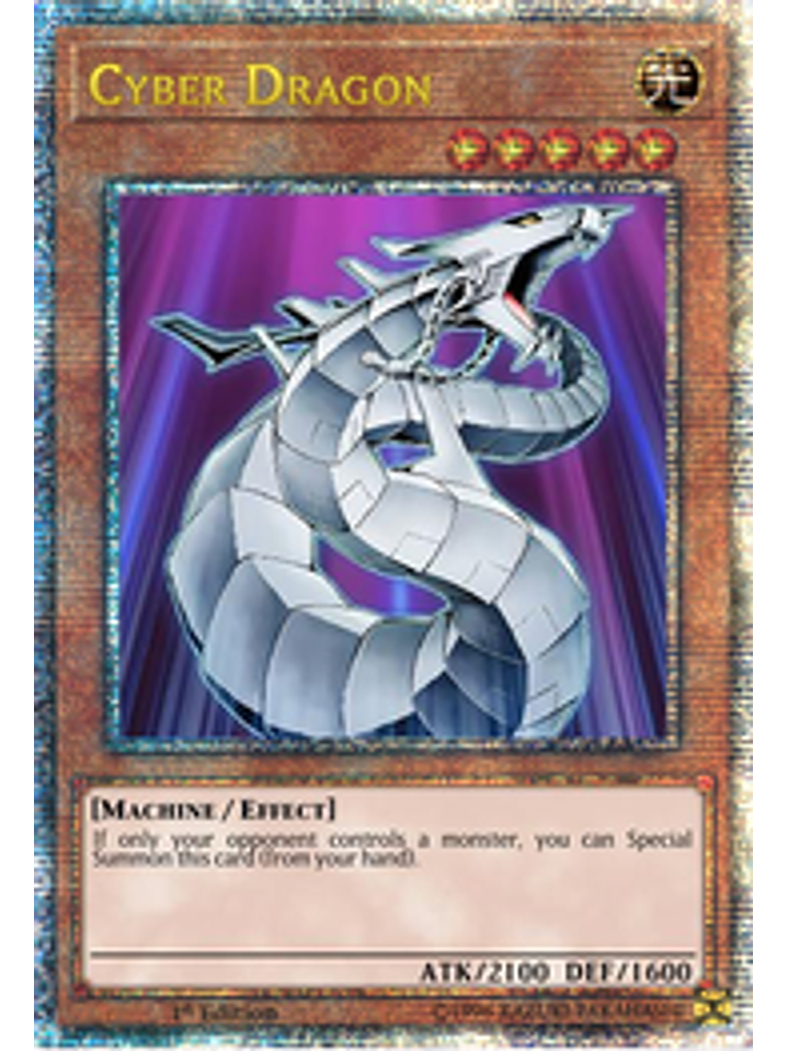 Cyber Dragon - TN23-EN005 - Quarter Century Secret Rare 1st Edition 1