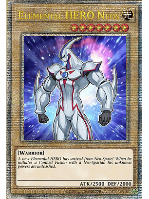 Elemental HERO Neos - TN23-EN006 - Quarter Century Secret Rare 1st Edition