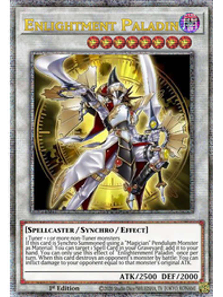 Enlightenment Paladin - TN23-EN010 - Quarter Century Secret Rare 1st Edition 1