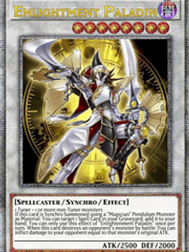 Enlightenment Paladin - TN23-EN010 - Quarter Century Secret Rare 1st Edition