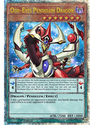 Odd-Eyes Pendulum Dragon - TN23-EN011 - Quarter Century Secret Rare 1st Edition