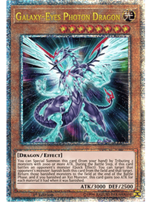 Galaxy-Eyes Photon Dragon - TN23-EN012 - Quarter Century Secret Rare 1st Edition
