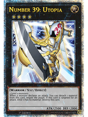 Number 39: Utopia - TN23-EN013 - Quarter Century Secret Rare 1st Edition