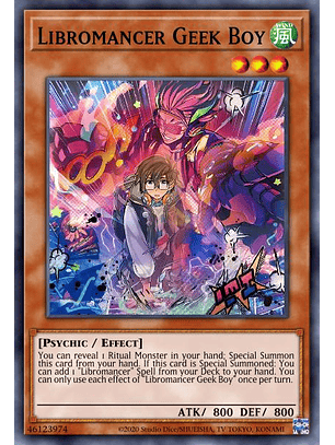 Libromancer Geek Boy - MP23-EN001 - Ultra Rare 1st Edition