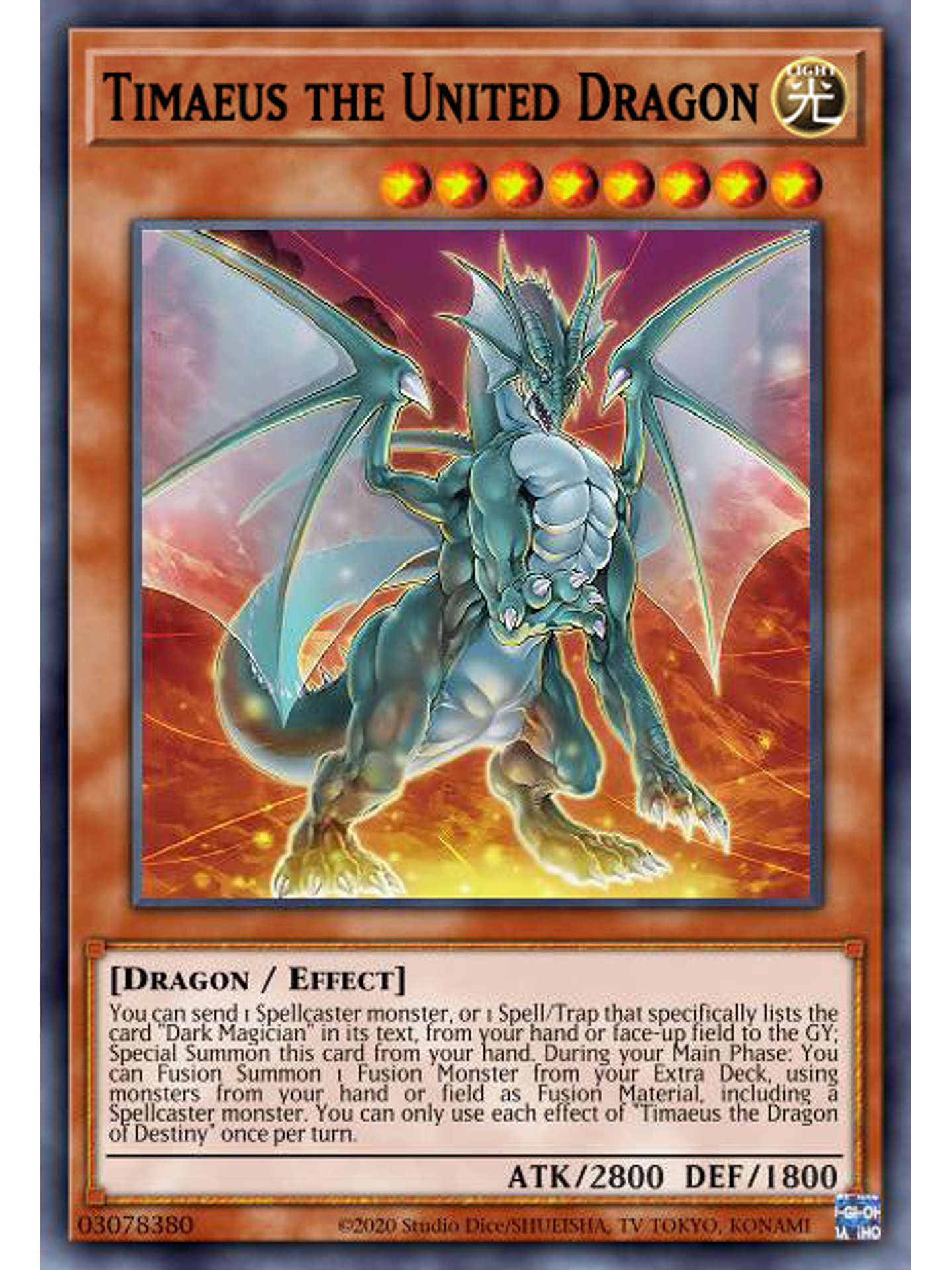 Timaeus the United Dragon - MP23-EN003 - Prismatic Secret Rare 1st Edition 1