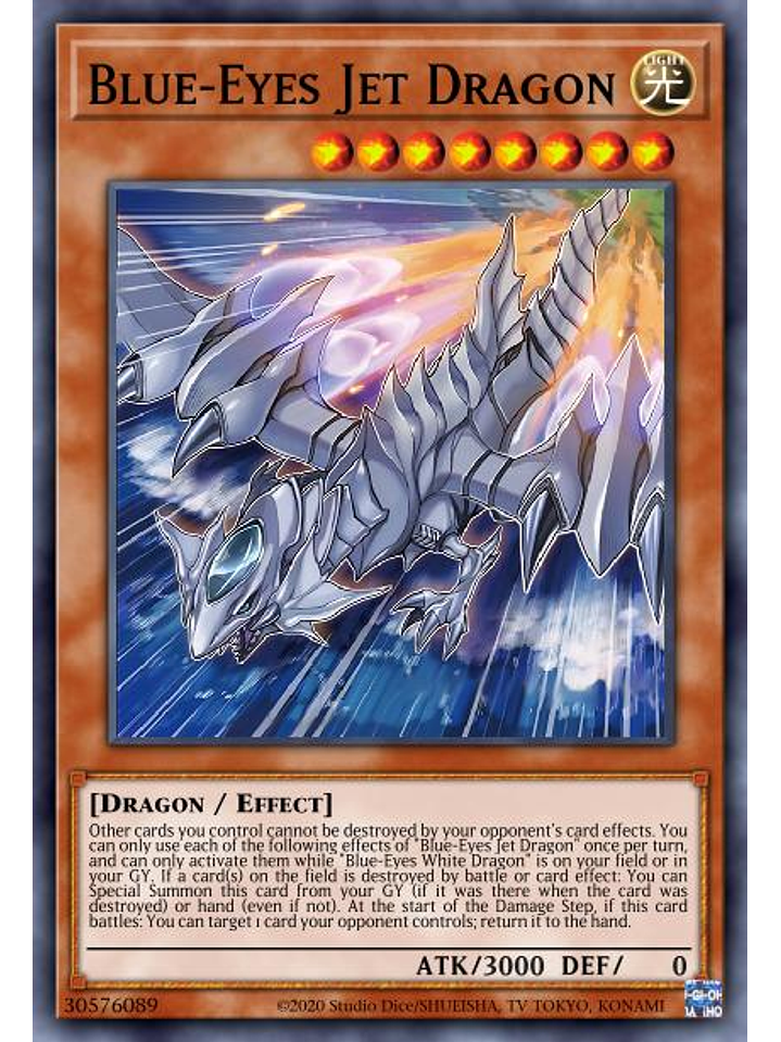 Blue-Eyes Jet Dragon - MP23-EN004 - Prismatic Secret Rare 1st Edition 1