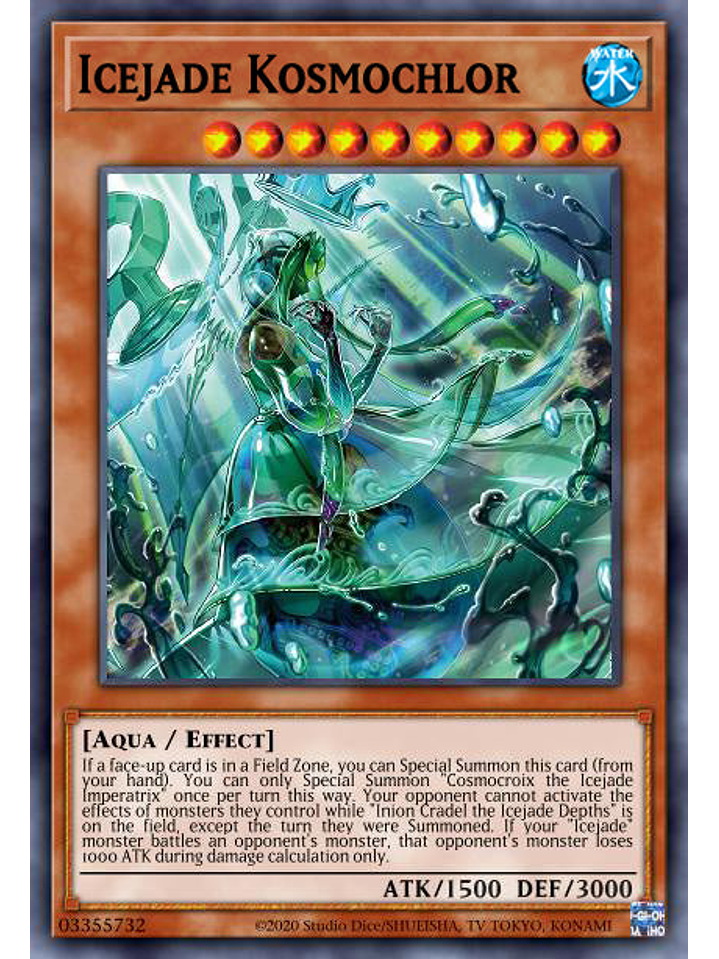 Icejade Kosmochlor - MP23-EN006 - Ultra Rare 1st Edition 1
