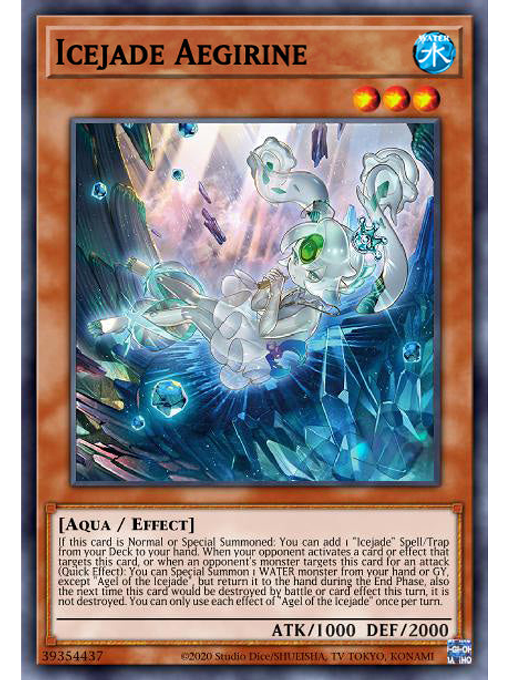 Icejade Aegirine - MP23-EN007 - Super Rare 1st Edition 1