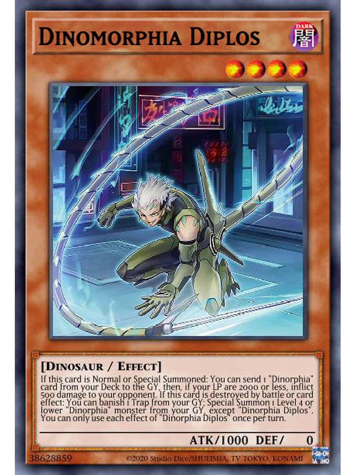 Dinomorphia Diplos - MP23-EN010 - Super Rare 1st Edition 1