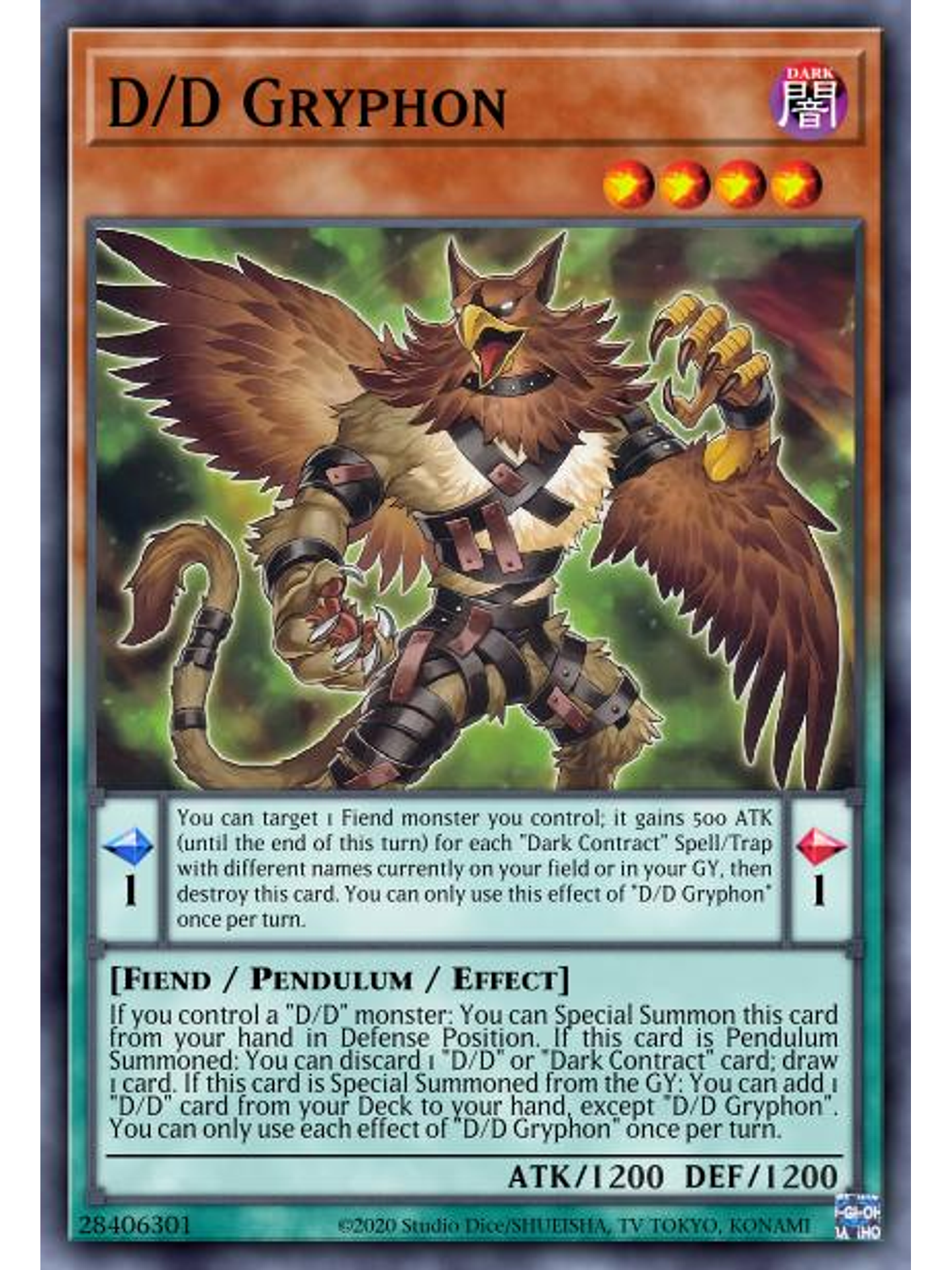 D/D Gryphon - MP23-EN011 - Common 1st Edition 1