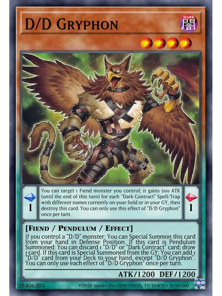 D/D Gryphon - MP23-EN011 - Common 1st Edition 1