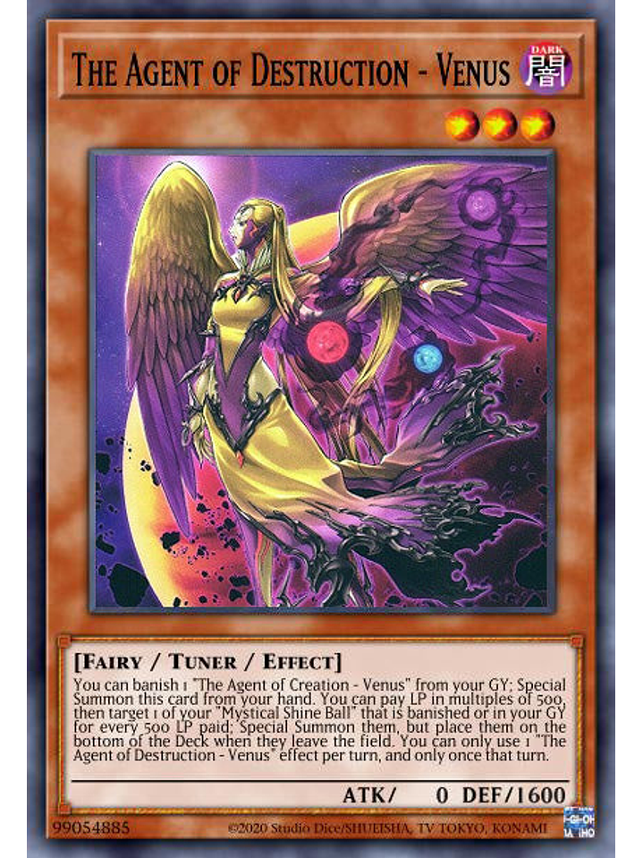 The Agent of Destruction - Venus - MP23-EN015 - Ultra Rare 1st Edition 1