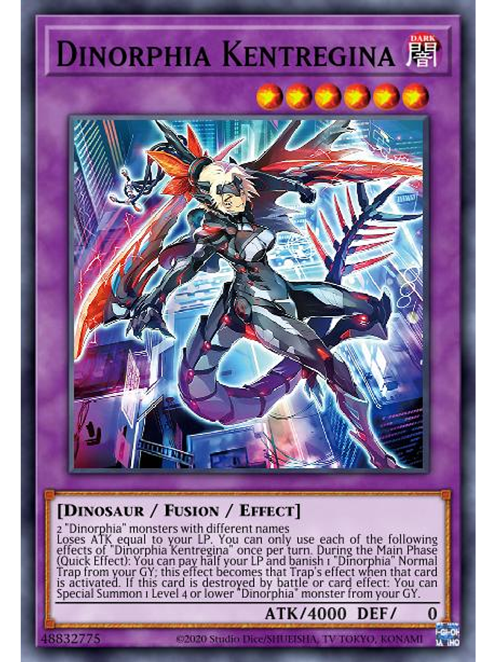 Dinomorphia Kentregina - MP23-EN020 - Super Rare 1st Edition 1