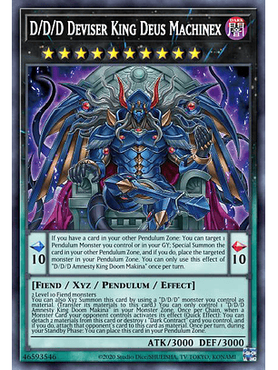 D/D/D Deviser King Deus Machinex - MP23-EN023 - Prismatic Secret Rare 1st Edition