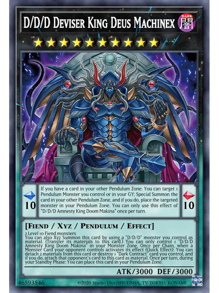 D/D/D Deviser King Deus Machinex - MP23-EN023 - Prismatic Secret Rare 1st Edition 1