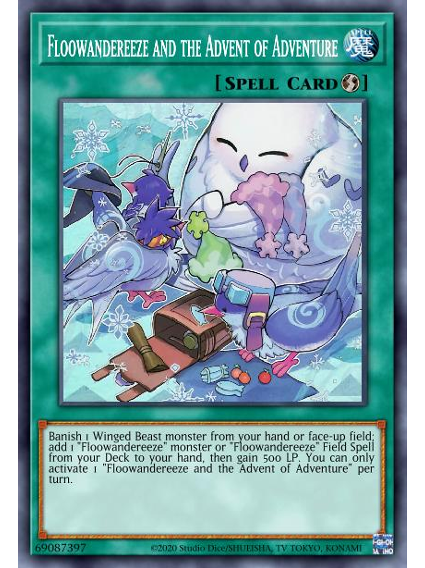 Floowandereeze and the Advent of Adventure - MP23-EN032 - Prismatic Secret Rare 1st Edition 1